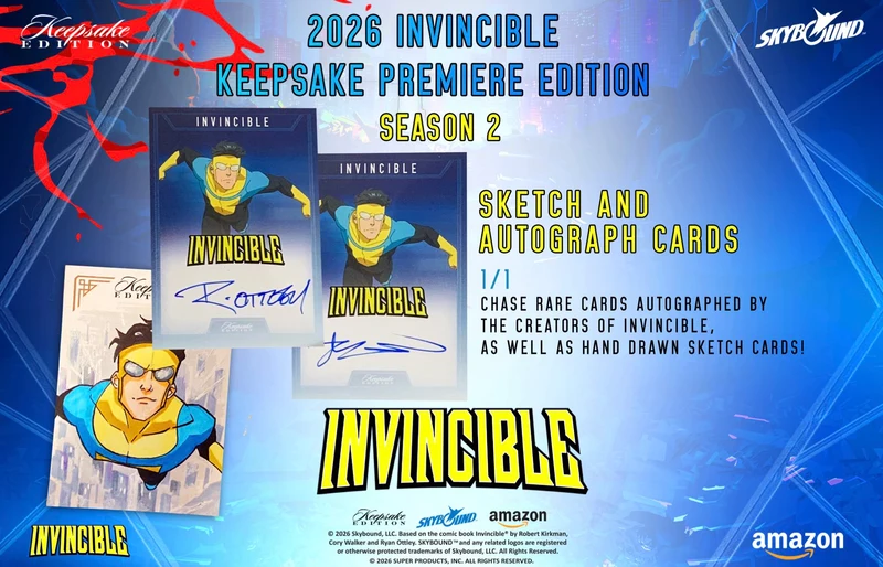SUPER BREAK: Keepsake Premiere - 2026 Invincible Season 2 Hobby Box