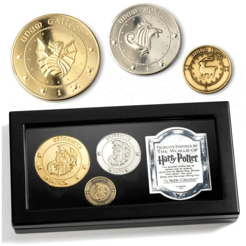 Harry Potter Réplica Monedas de los Gnomos Gringotts