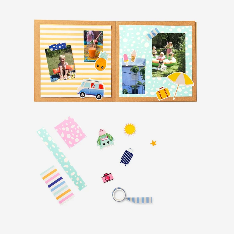 Travel size scapbook kit