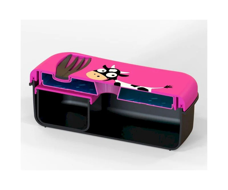 Caja de Almuerzo N'ice Box Kids Vaca Purple · Carl Oscar