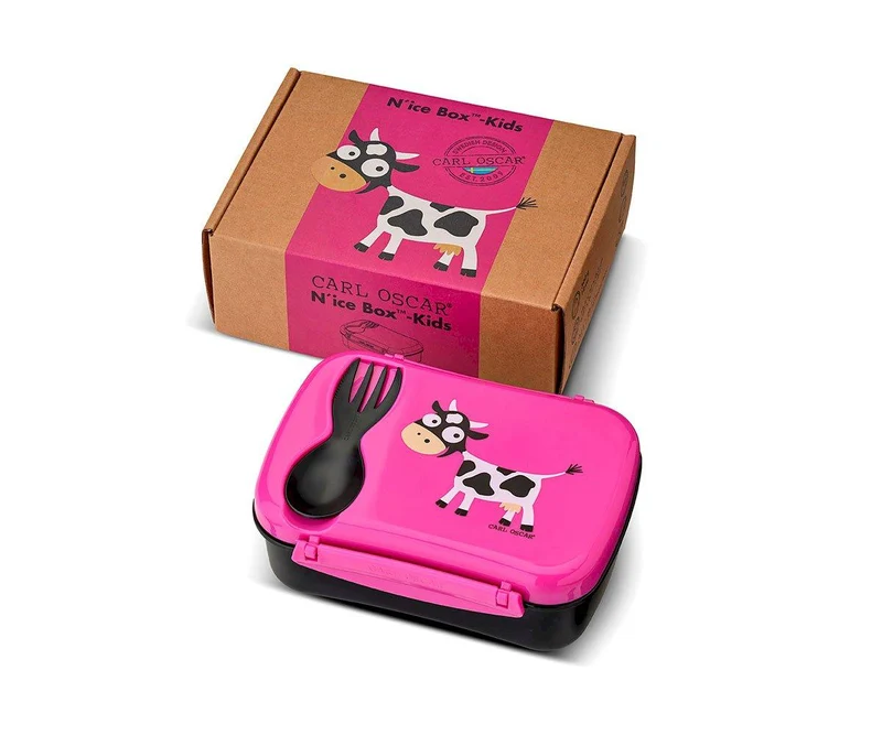 Caja de Almuerzo N'ice Box Kids Vaca Purple · Carl Oscar