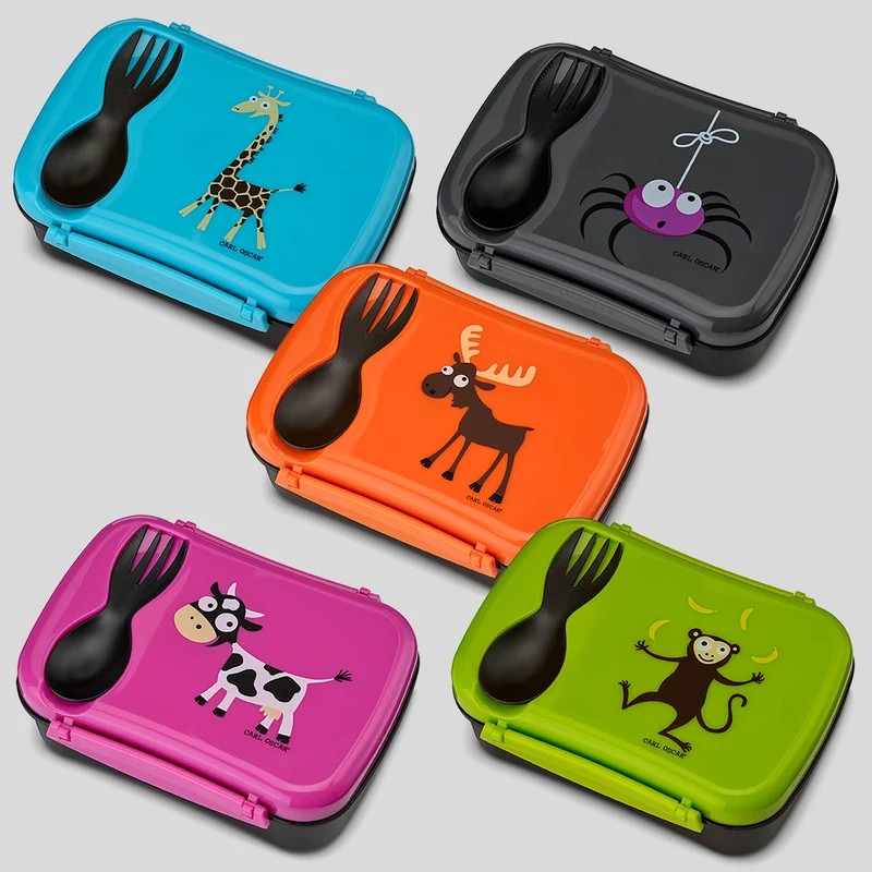 Caja de Almuerzo N'ice Box Kids Mono Lime · Carl Oscar
