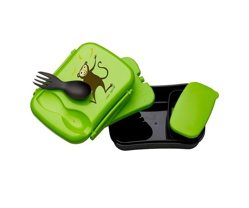 Caja de Almuerzo N'ice Box Kids Mono Lime · Carl Oscar