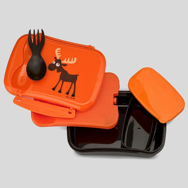 Caja de Almuerzo N'ice Box Kids Reno Naranja · Carl Oscar