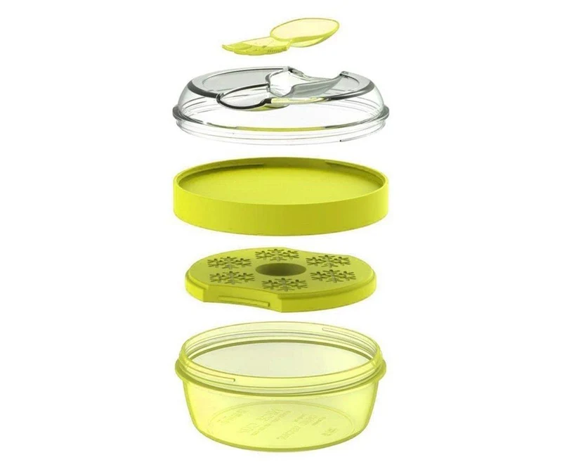 Caja Almuerzo con Tapa Refrigerante N'ice Cup Lima · Carl Oscar