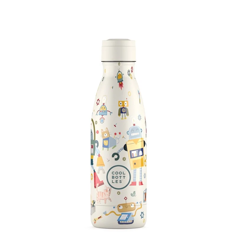 Botella Acero Messy Robots 350ml · Cool Bottles