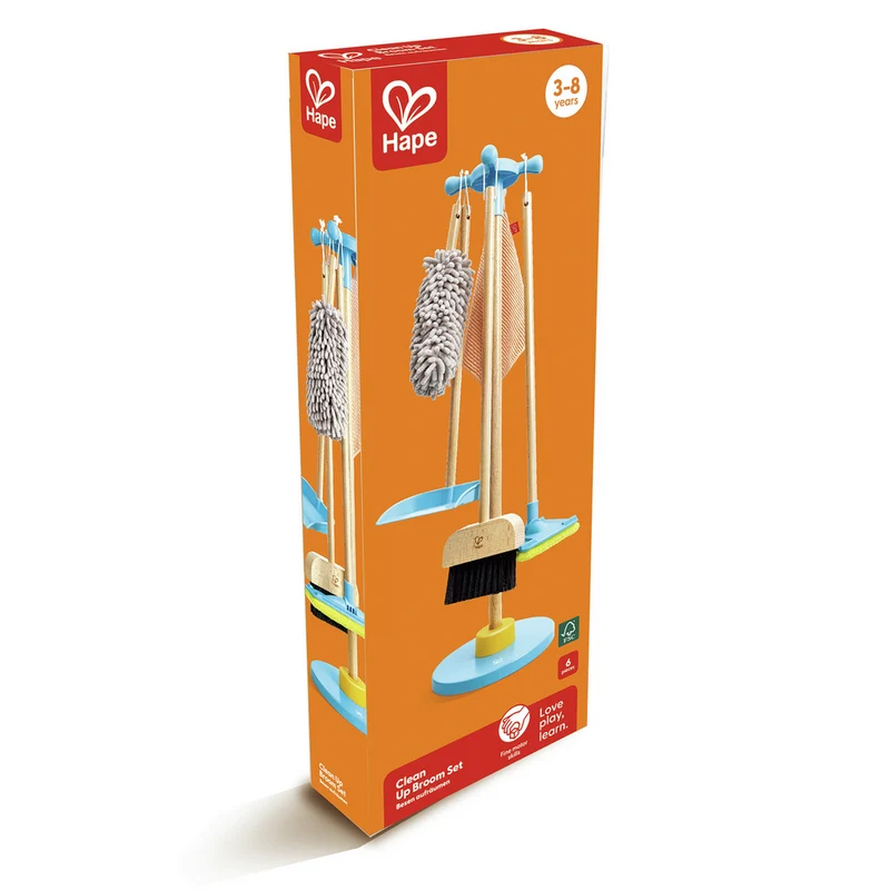 Juego de limpieza con escoba · Hape