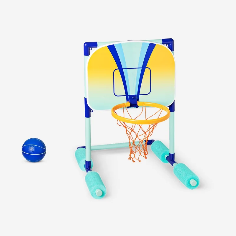 Floating basketball set for pools