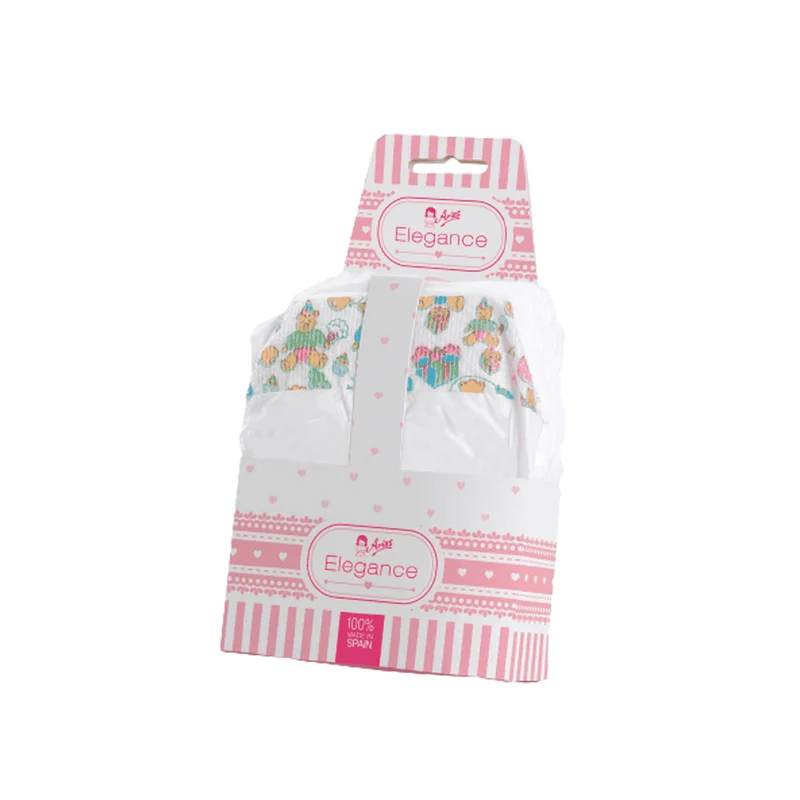 Muñecas Arias Set de 3 Pañales Elegance