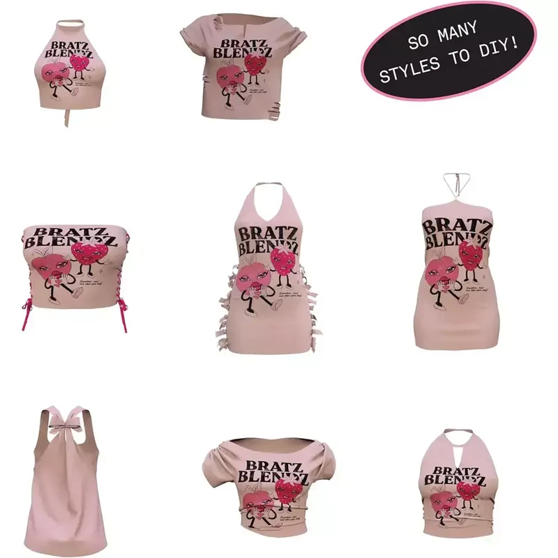 Bratz Stylin´ Cloe Fashion Doll con camiseta personalizable