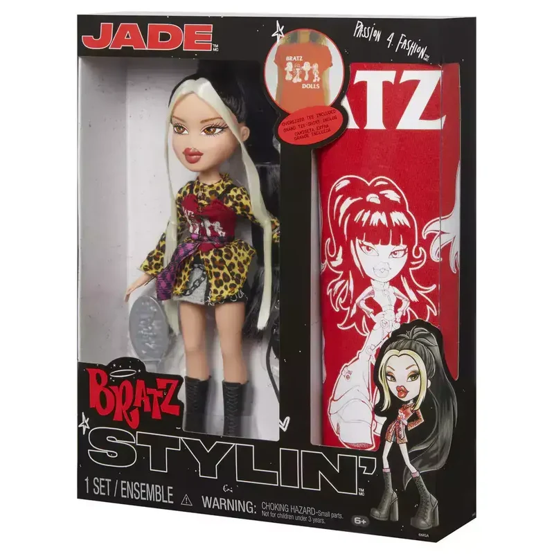Bratz Stylin’ Jade – Muñeca con camiseta XL personalizable