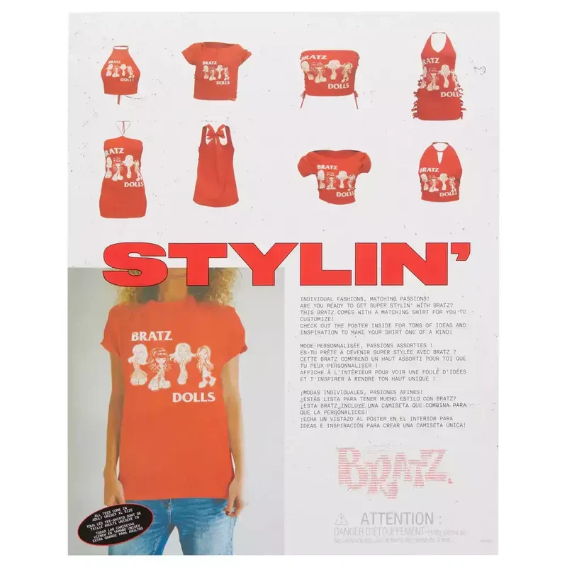 Bratz Stylin’ Jade – Muñeca con camiseta XL personalizable