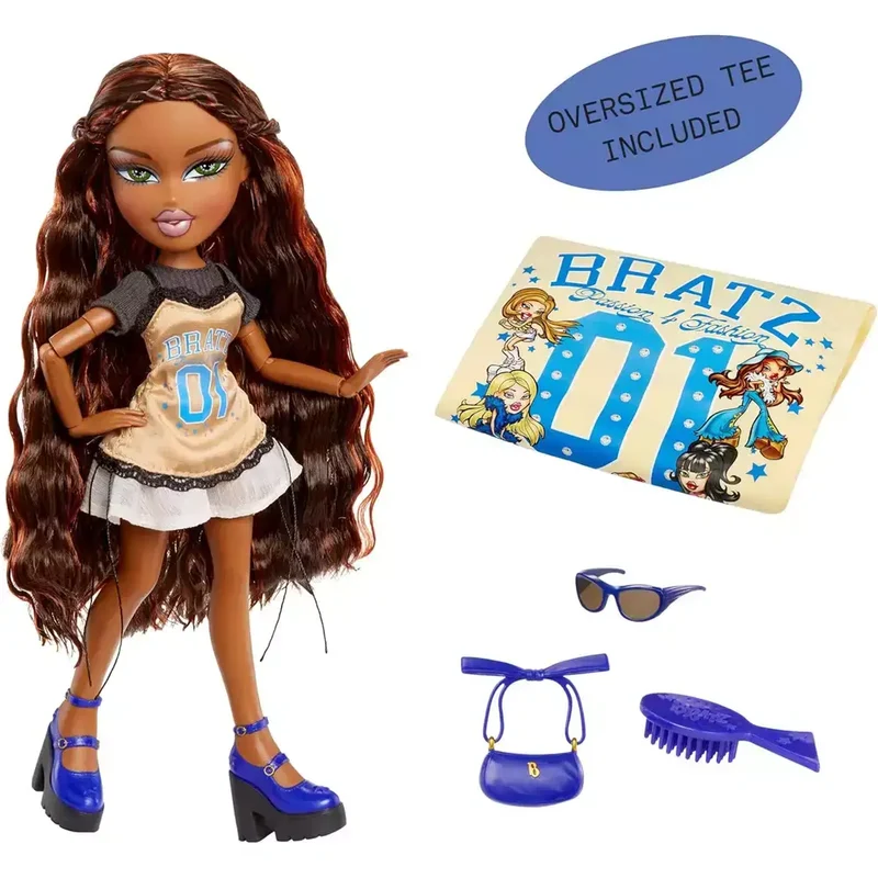 Bratz Stylin’ Sasha – Muñeca con estilo y camiseta personalizable