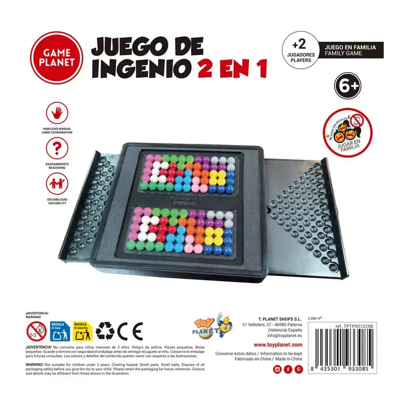 Juego de Ingenio 2 en 1 – Desafío para 2 jugadores