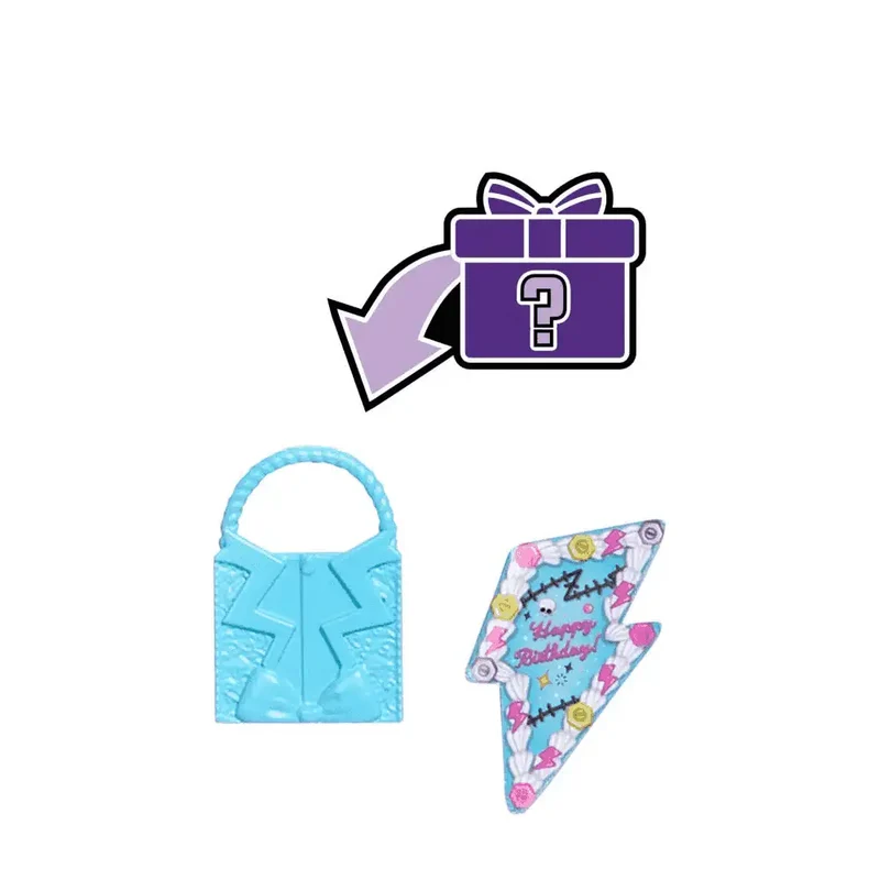 Monster High Cumplespantos Frankie Stein – Muñeca de fiesta con look electrizante