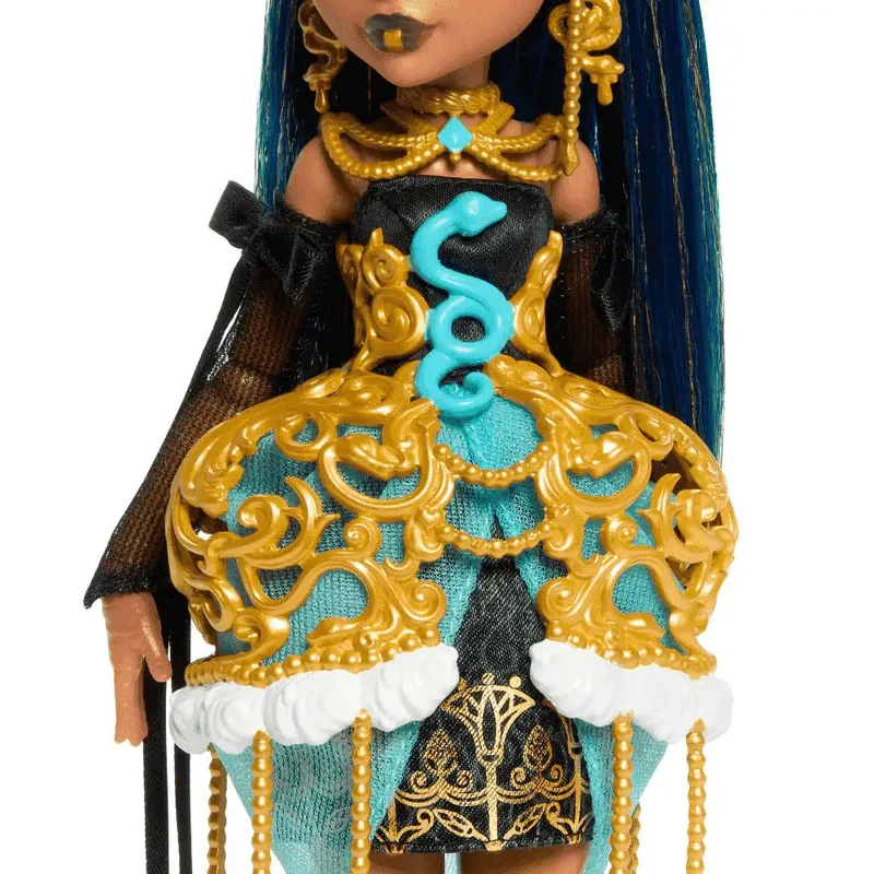 Monster High Cumplespantos Cleo De Nile – Muñeca de fiesta con accesorios temáticos