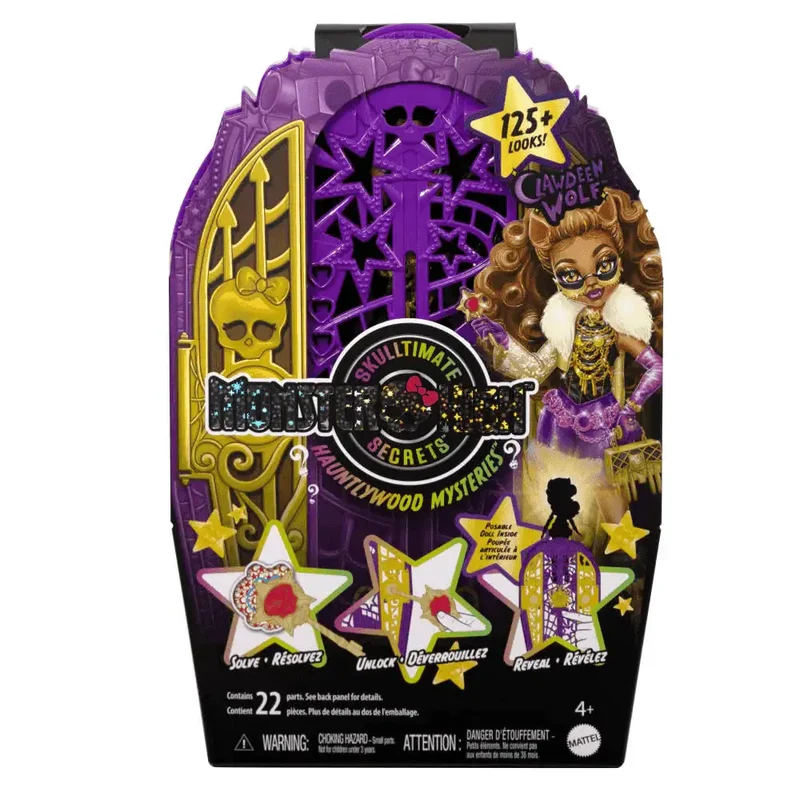 Monster High Skulltimate Secrets Hauntlywood – Clawdeen Wolf con armario y 19+ sorpresas