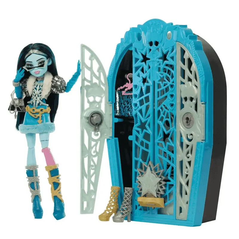 Monster High Skulltimate Secrets Hauntlywood – Frankie Stein con armario y 19+ sorpresas