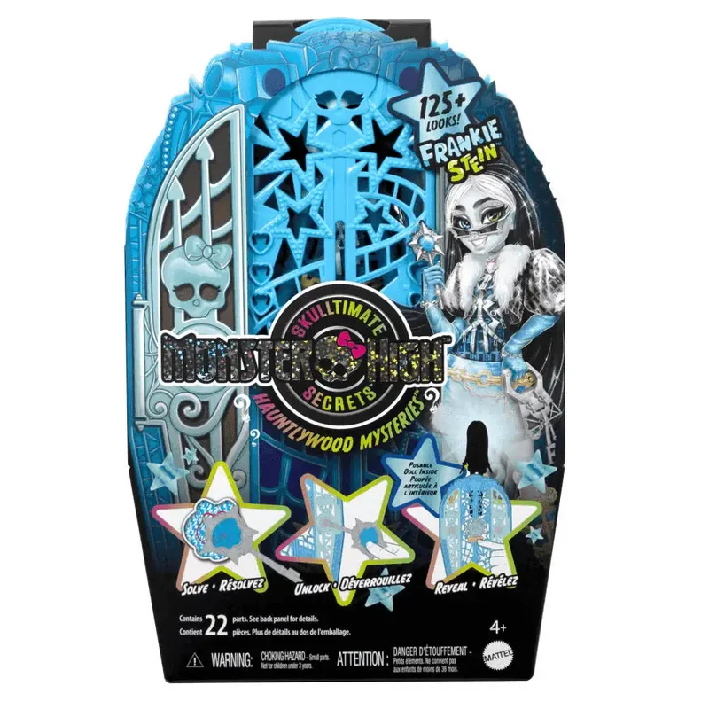 Monster High Skulltimate Secrets Hauntlywood – Frankie Stein con armario y 19+ sorpresas