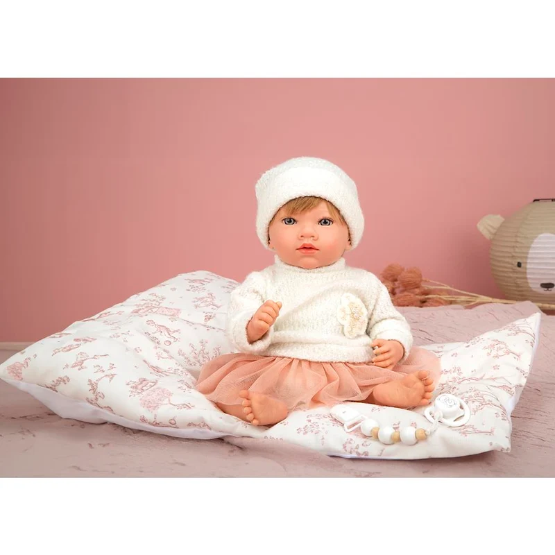 Muñeca Bebé Reborn Julia Rosa – 40 cm
