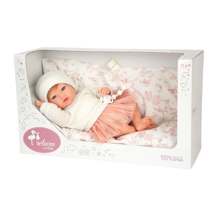 Muñeca Bebé Reborn Julia Rosa – 40 cm