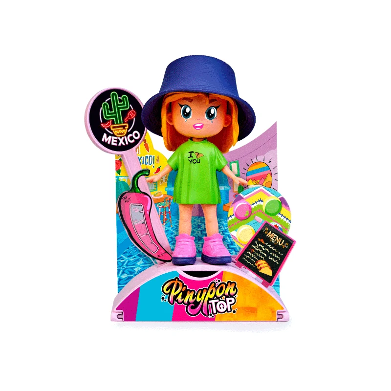 Pinypon TOP Foodie Girl Studio - Set de Figuras y Accesorios