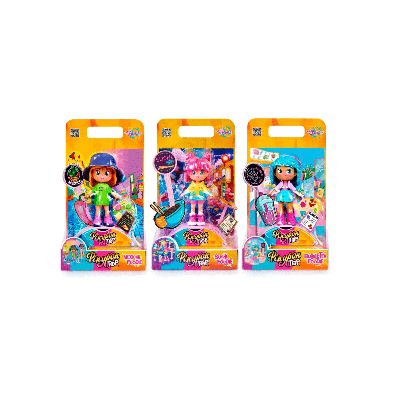 Pinypon TOP Foodie Girl Studio - Set de Figuras y Accesorios