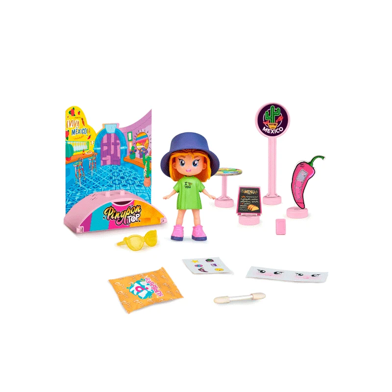 Pinypon TOP Foodie Girl Studio - Set de Figuras y Accesorios