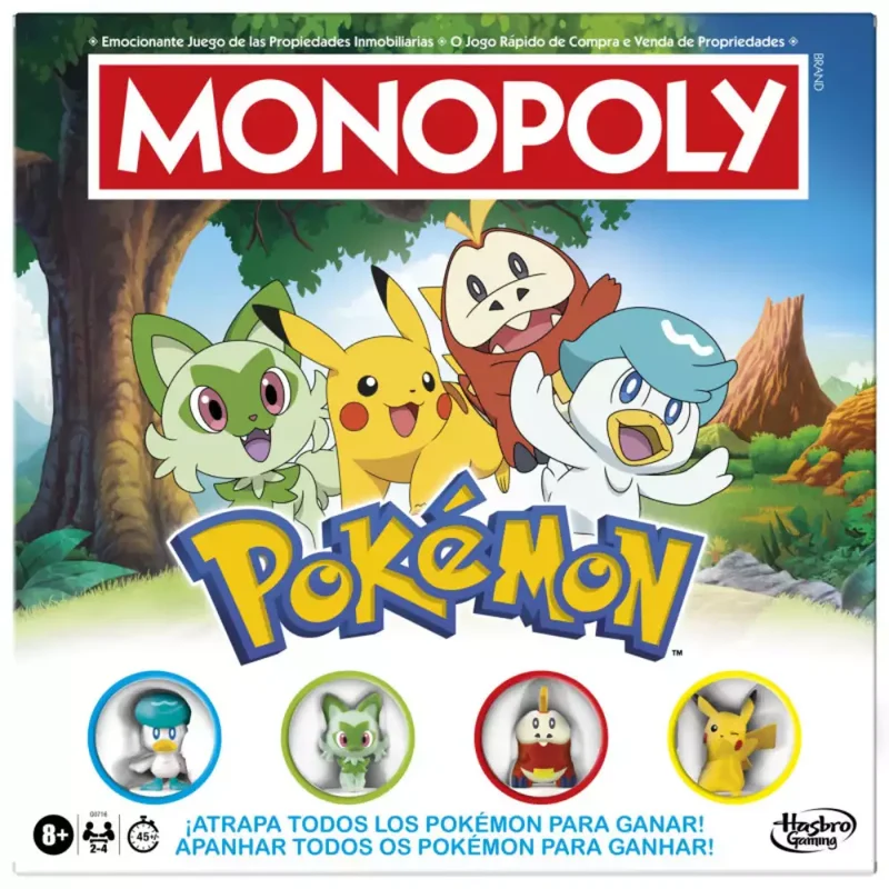 Monopoly Pokémon Juego de Mesa HASBRO