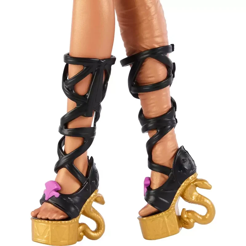 Monster High Nefera De Nile – Muñeca con mascota Lavish y 7 accesorios