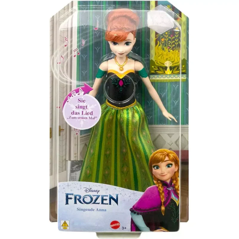 Disney Frozen Anna Cantarina – Muñeca de moda que canta “For the First Time in Forever” en 4 idiomas