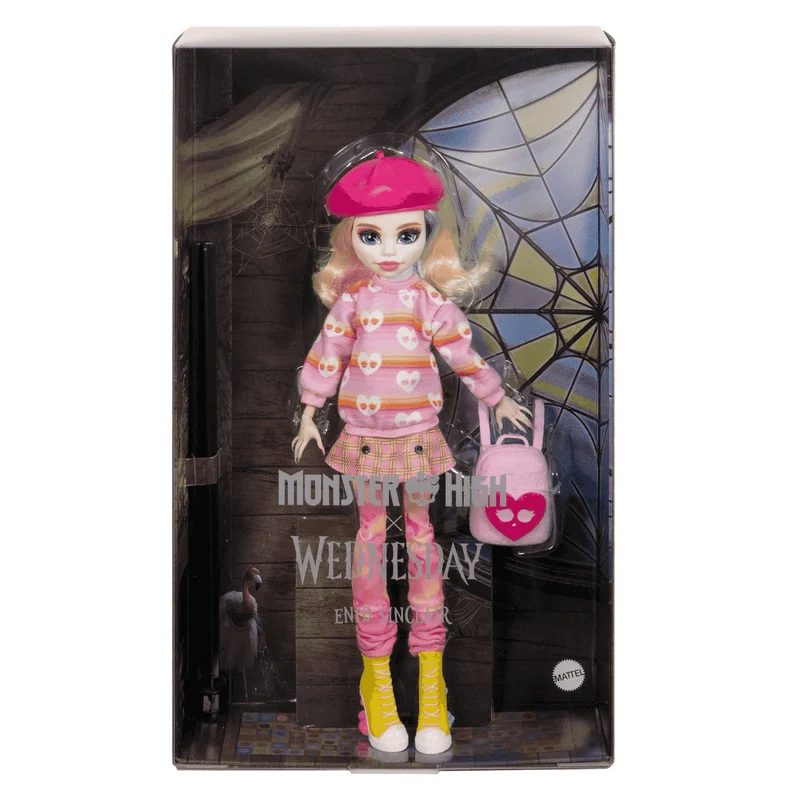 Monster High Muñeca Coleccionable Enid Sinclair de Monster High x Miércoles