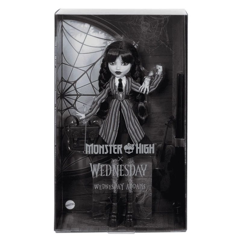 Monster High Muñeca Miércoles Addams de Monster High x Miércoles