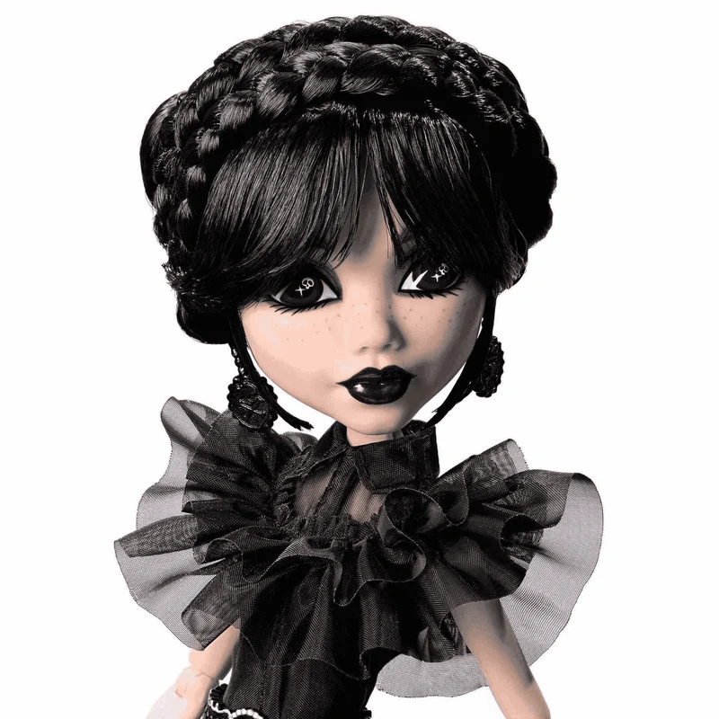 Monster High Muñeca Coleccionable Miércoles Addams Rave´N de Monster High