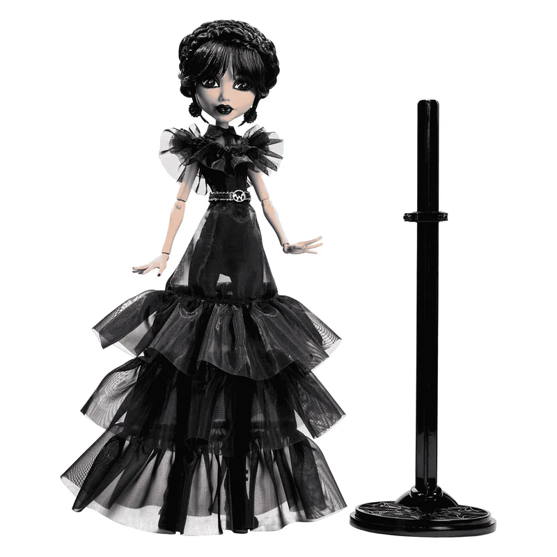 Monster High Muñeca Coleccionable Miércoles Addams Rave´N de Monster High