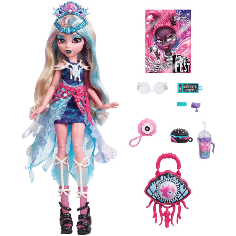 Monster High Muñeca Lagoona Blue Monster Fest