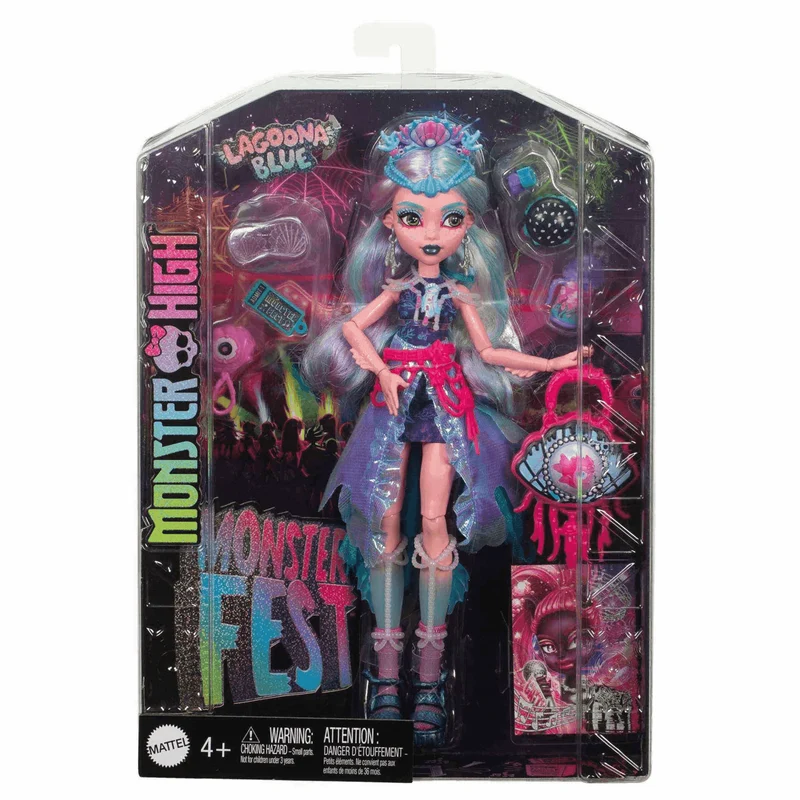 Monster High Muñeca Lagoona Blue Monster Fest