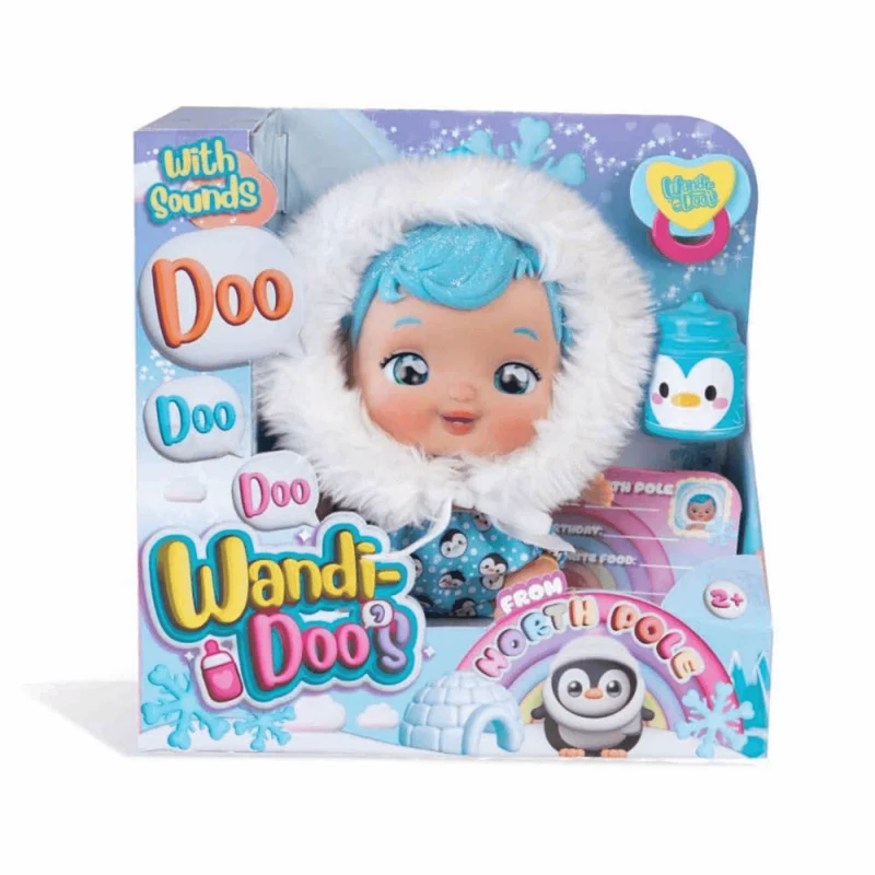 Wandi-Doo Blue Eskimo - El bebé esquimal interactivo Wandi-Doo