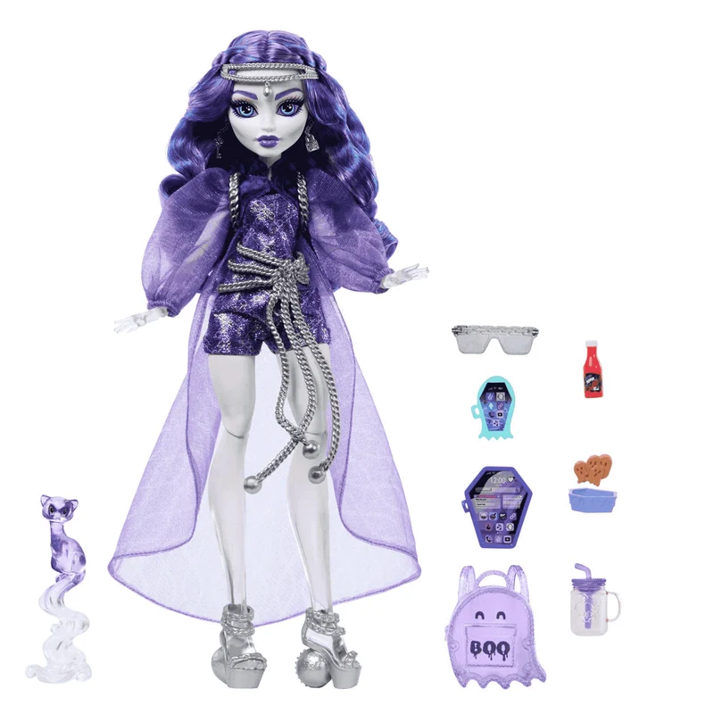 Muñeca Monster High Spectra: ¡diversión aterradora!