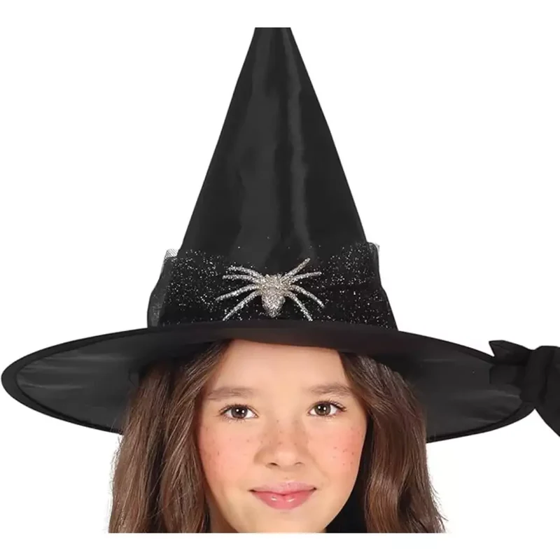 Disfraz de Bruja Telaraña Plateada Infantil T. 7-9