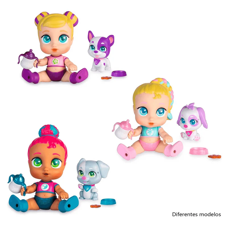 Super Cute Little Babies Mini Glitzy Cool Con Mascota Diferentes Modelos