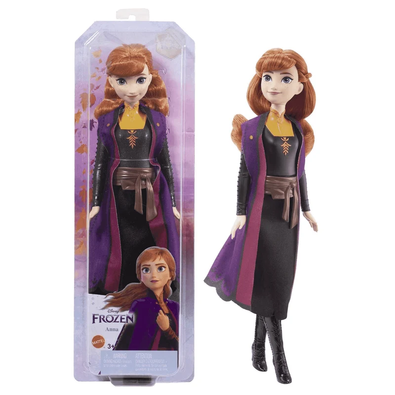 Disney Frozen Anna con chaleco Muñeca 3 años