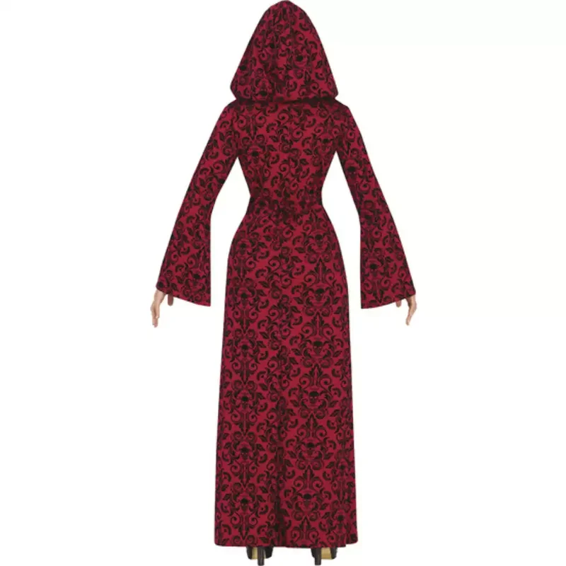 Disfraz Red Hooded Witch AD T. Única