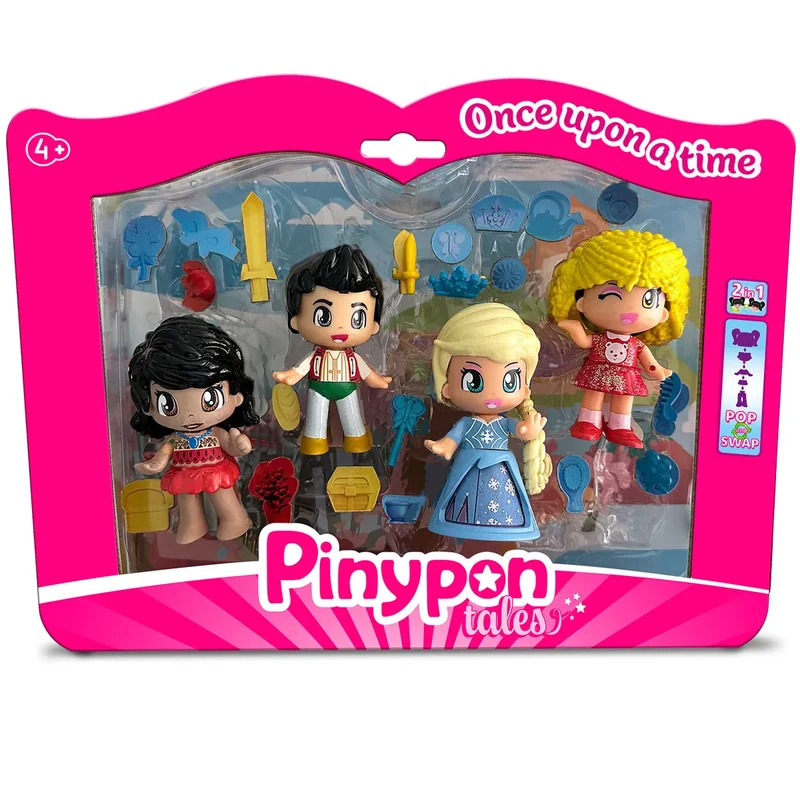 Pinypon 4 Figuras de Cuento