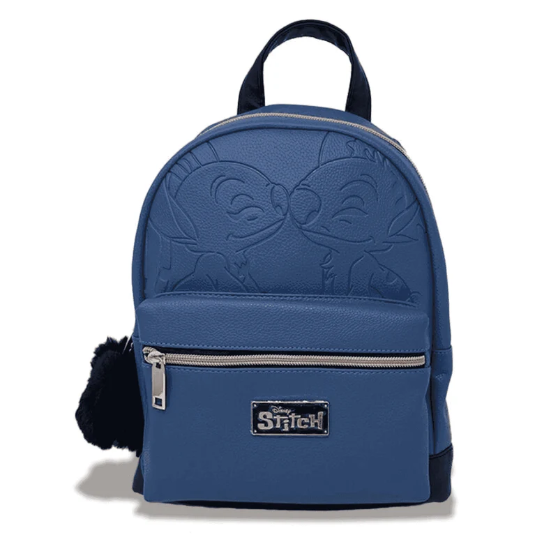 Mochila Disney Stitch Fashion Azul - Diseño Compacto y Divertido