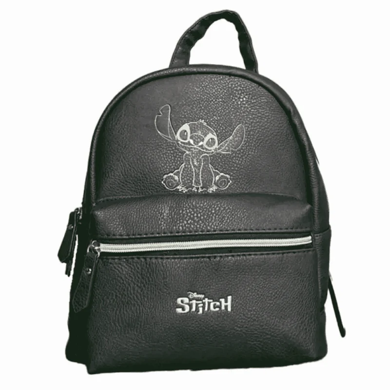 Mochila Disney Stitch Fashion Black - Compacta y Elegante
