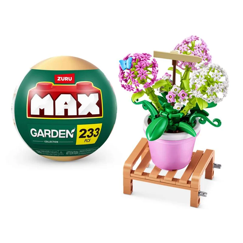 Cápsula Sorpresa MAX Garden con Bloques de Construcción
