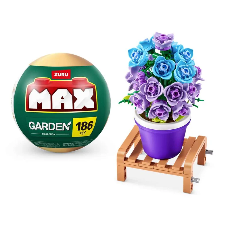 Cápsula Sorpresa MAX Garden con Bloques de Construcción