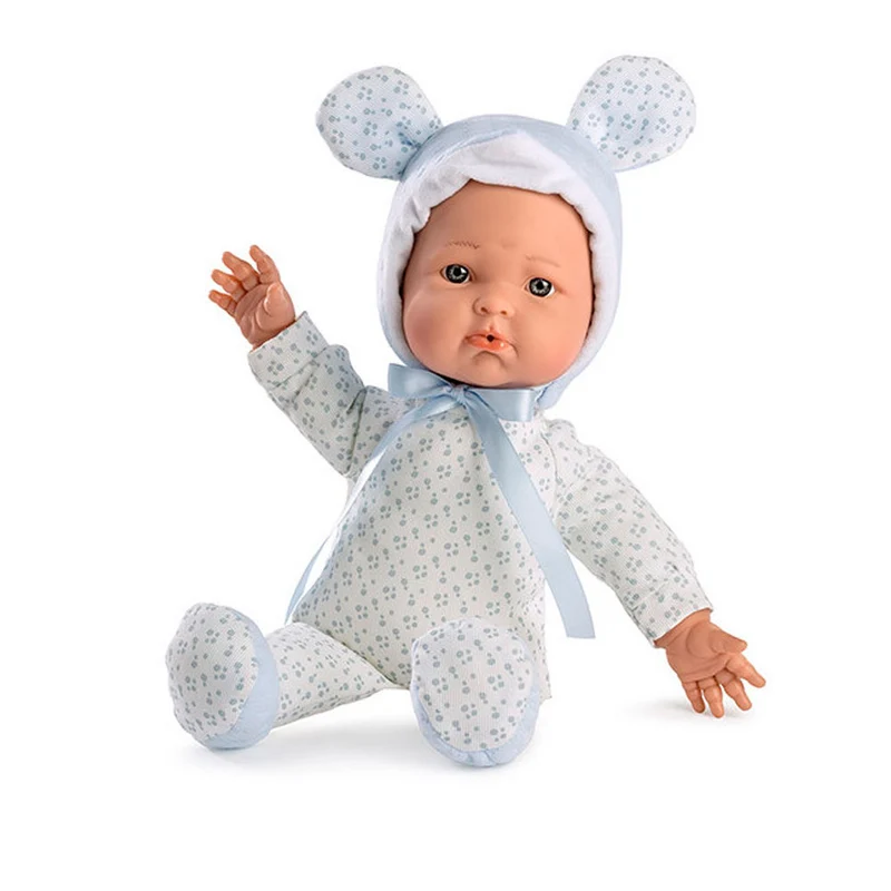 Muñecas Guca Muñeco Mimi, Mi Primer Bebé Azul 36 Cm