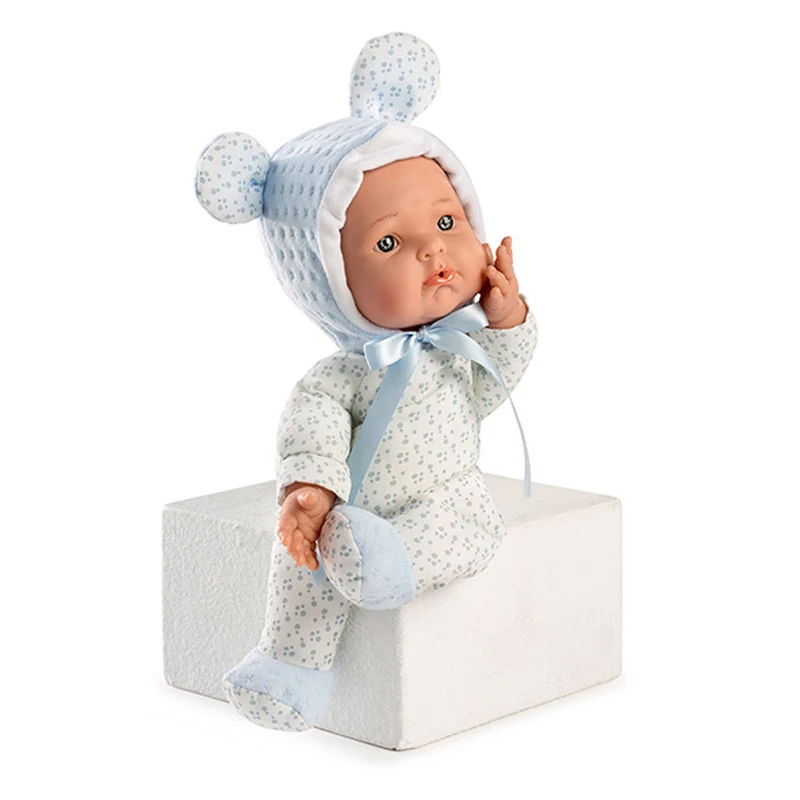 Muñecas Guca Muñeco Mimi, Mi Primer Bebé Azul 36 Cm